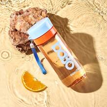 1个500毫升耐热便携式过滤茶杯，防震学生水壶，户外运动水杯 - 多色 - 查看 4