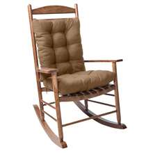 Outdoor Indoor Waterproof Seat Chair Outdoor & Indoor Waterproof Seat Chair Cushions With Ties Chair Back Cushion Recliner Seat Mat Outdoor Dining Chair Cushion For Patio Cushion Furniture - 卡其色 - 查看 5