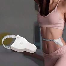 Portable Plastic Fitness Tape Measure - Easy-To-Use Tool For Measuring Body Circumference, Suitable For Arms, Legs, Waist, And Chest - Portable Soft Tape Measure For Students And Home Use - White - View 2
