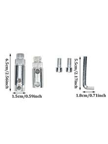 1Set New Multi-Functional Pipe Thread Extraction Tool For Broken Pipe Ends, Faucet Angle Valves, And Reverse Threads