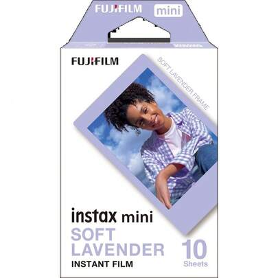 Instant Camera Photo Pack For Mini Series In Soft Lavender Tone, 10 Sheets