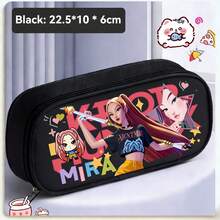 KPOP 女巫狩猎主题铅笔盒，文具收纳袋，铅笔袋，大容量拉链笔袋，学生文具，大容量收纳袋，漱口水袋，化妆包，学生礼物，返校用品，学习办公用品 - 彩色 - 查看 10