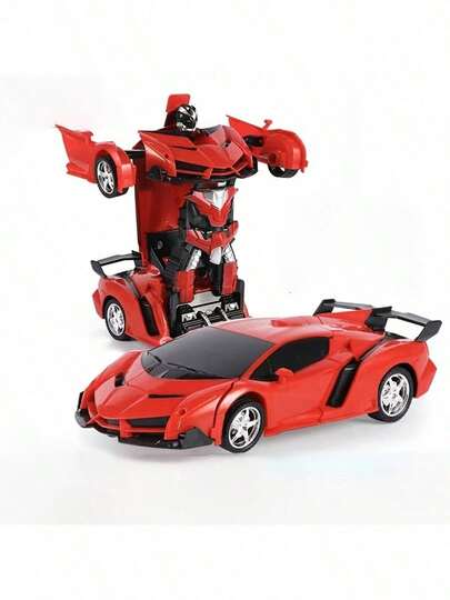 1:18 Scale Transforming Remote Control Car Robot, Children's Remote Control Toy Car, 360° Drift, One-Button Transformation, Suitable For Children Aged 3 And Above, Educational Toy, Children's Day Gift, Birthday Gift
