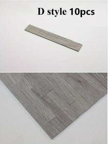 10pcs Mini Size Realistic Wood Grain Herringbone PVC Imitation Wood Flooring Model, Vintage Home Decor Natural Wood Color Herringbone Tile High Precision Detailed Texture DIY Dollhouse Accessories Miniature PVC Flooring Model Handmade Micro Landscape Scene Building Home DIY Decoration Imitation Wood Flooring Model - Multicolor - View 11