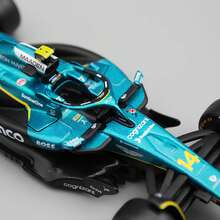 1/43 比例 F1 阿斯顿·马丁 AMR23 和 AMR25 赛车 #14 费尔南多·阿隆索-迪亚兹 合金压铸仿真模型车收藏玩具，圣诞节和生日礼物 - AMR25 #14 - 查看 5