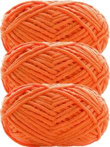 3pcs/150g Velvet Soft Yarn, Medium Thickness Knitting Yarn, Fluffy & Soft Polyester Knitting Yarn, Suitable For DIY Crafts, Knitting And Crocheting Scarves, Hats, Shoes, Bags, Cushions, Dolls, Blankets, Slippers, Handmade Crochet Projects - Multicolor - View 40