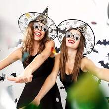 1pc Funny Rotating Eyeball/Dizzy Glasses, Costume Accessory & Photo Prop - Multicolor - View 9