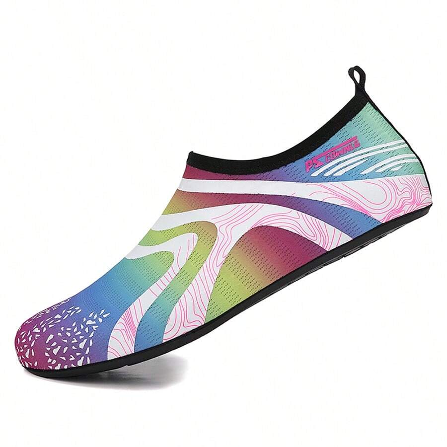 Men's Minimalist Upstream Shoes, Leisure Walking Shoes, Outdoor Running Sneakers, Suitable For Surfing In Beach Pools And Wading In Rivers And Lakes. The Sole Is Made Of High-Quality Rubber, And The Upper Is Made Of Breathable Fabric, Which Is Casual And Comfortable. - Multicolor - View 1
