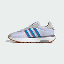 Adidas Giày thể thao cổ điển unisex, giày đôi thời trang thường ngày ID0556 - Trắng sáng/Trắng kem/Xanh lam - Xem 2