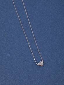 1条S925纯银心形脚链，18K镀金字母，简约春夏沙滩脚链，女士脚链，母亲节礼物 - 腳鍊 - 查看 7