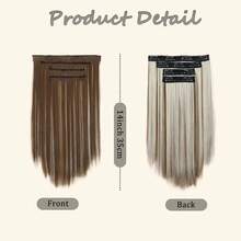 Bộ 4 phụ kiện tóc thẳng tối giản và đa năng - Dark Brown - Xem 10