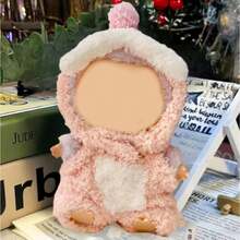 Set de costume drăguț cu tematică animală - păpuși de pluș albină/dinozaur/rață, figurine decorative adorabile, cadou creativ pentru fete (articol de Ziua Îndrăgostiților moale și vindecător) - Costume de păpușă 4 - Vizualizare 12