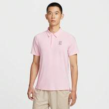 Nike 男士 AS M NKCT DF ADVTG POLOPOLO 针织翻领短袖 Polo 衫 TFZ6908-663 - 粉色 - 查看 1