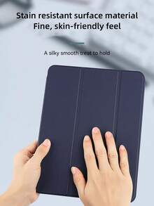 DANYCASE 带笔槽保护套，兼容 iPad A16 2025、Air 11/13 英寸、M2/M3、Pro 11/13 英寸、M4 2024、Air 5/4 10.9 英寸、Air 3 10.5 英寸、第九代/第八代/第七代 10.2 英寸、第五代/第六代 9.7 英寸、Mini 6 - 深藍 - 查看 6