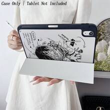 1 件装解剖心脏图图案保护套 - 专为追求前卫知识分子风格和独特设计的爱好者打造，翻盖式平板电脑保护套，带笔槽，兼容 iPad 10.9/10.2/Air 第五代/Pro 11/10 代/9.7/Air 2/iPad（第七代）/iPad（第八代）/iPad Air 4/5/iPad Pro 11/iPad 第十代 10.9 英寸 2022 款智能保护套/iPad Air 13 (M3 2025) - 彩色 - 查看 4