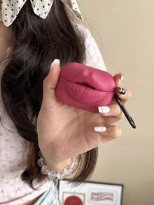 1个创意趣味3D唇形保护套，兼容苹果Pro 1/2/3/4代耳机