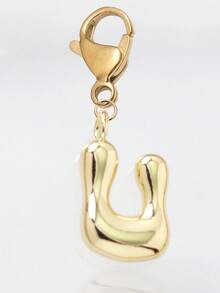 1Pc Lucky Keychain, Letters A-Z Pendant, Shiny Alloy Bag And Backpack Pendant, Perfect Gift For Birthdays And Special Occasions Keychain Ring Bag Backpack Pendant Car Pendant Gift For Women And Men, Wallet And Handbag Additions, Bag Pendant, Wallet Pendant, Lady Keychain Valentine's Day Gifts For Women: Car Keychains - Multicolor - View 12