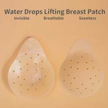 Seamless Breathable Silicone Breast Pads Women - Sticky Bra - Non-Slip Adhesive Breast Cover - M - 4,13 inch/10,5 cm - Xem 2
