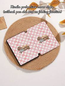 Kingsung Casing Pelindung Tablet Motif Kotak-kotak Anjing, Kompatibel dengan iPad Air 8(M4)2026(11-Inch), Air 8(M4)2026(13-Inch), 9.7/10.2/10.5/10.9/12.9/Pro 11 (Generasi ke-10), Kompatibel dengan Galaxy Tab S6 Lite 10.4 Inch, Kompatibel dengan Kindle Paperwhite (Generasi ke-12, Model 2024), Kindle (Generasi ke-11, Model 2022), Lembut dan Tahan Guncangan, Fungsi Stand Pintar/Bangun Otomatis/Tidur Otomatis - MultiWarna - View 10