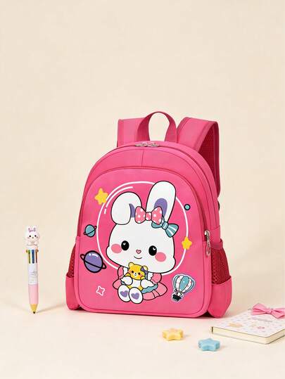 Large Capacity Student Backpack, Fashionable & Cute Ins Style Backpack, Versatile Big Kids Schoolbag