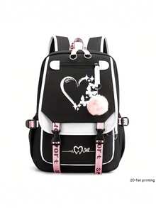 This Personalized Mini Cute And Fashionable Simple Solid Color Casual Backpack Is The Perfect Choice For The New School Year. You Can Even Customize It With Your Own Name. It Is Great For School, Daily Commuting, Shopping Or Travel. It Also Makes A Perfect Birthday, New Year Or Holiday Gift For Friends, Daughters Or Sons. The Print Pattern Placement Is Random. - Multicolor - View 8