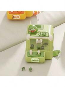 Máy gắp thú mini đồ chơi - Trò chơi arcade chủ đề vịt và khủng long với cần điều khiển, quà tặng tương tác vui nhộn cho bé trai và bé gái, 2 kiểu dáng dễ thương màu vàng và xanh lá cây. - Nhiều màu - Xem 10