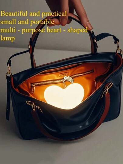 1pc Modern Touch-Sensitive Portable Bag Light, Battery-Powered, Ideal For Cosmetic Bags, Handbags, Pets, Accessories, And Decor | Durable Plastic Construction With Polished Finish, Versatile Night Light For Various Scenes, Accessory Light|Durable Plastic Light