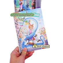 Judy Hopps And Nick Wilde Cartoon Animal Zootopia A5 Spiral Notebook, Student Notebook/Journal (Random Design) - A5 - View 4