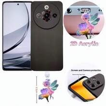 This 2D Acrylic Dust Plug And Black ZTE Phone Case Is Compatible With ZTE Blade A33s/Nubia Focus Pro/Axon 40 SE/T-Mobile REVVL 7/Blade V40 Vita/Blade V30 Vita/Blade V10 Vita/Blade A5 2020/Blade A71/Blade A7 2020/Blade A52 Lite/Blade V40 Pro/Blade A3 2020/Blade A3 (2019) And Other ZTE Phones. The Phone Case Is Made Of Soft And Comfortable Material With An Excellent Touch Feel. - Black - View 1