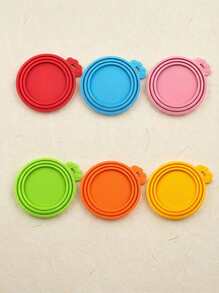 PETSIN 1pc Random Color Can Cover For Pet Can For Pet Food Fresh Keeping - Multicolor - View 5