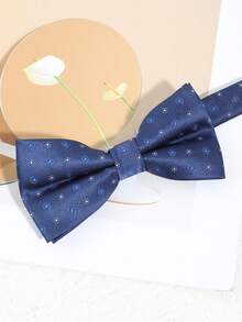 1件男士时尚优雅花卉条纹领结，适合商务、宴会、派对、婚礼、西装、正装等场合。 - 彩色 - 查看 7