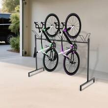5-Slot Bike Organizer Parking Rack Storage Holder Floor Stand - 1 - View 1