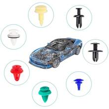 925PCS Bumper Retainer Clips Car Plastic Rivets Fasteners Push Retainer Kit 26 Popular Sizes Auto Push Pin Rivets Set -Door Trim Panel Clips For Car Push Retainer Clips & Auto Fasteners Assortment