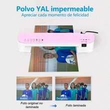 Laminadora Enmicadora A4 Sl299p De Térmica/frío/cortador De Papel Con 300 Hojas De Micas Y Cortador De Papel Y Recortadora, Mini Laminadora Para Hogar, Oficina Y Escuel - por defecto - Ver 9