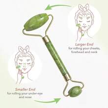 Set de 3 piezas de herramientas de belleza de jade - Rodillo de jade + Tabla Gua Sha de cuerno de buey + Cepillo para mascarilla facial, de textura fina y fácil de usar - Adecuado para el cuidado diario de la piel, el cuidado de la mascarilla facial y el cuidado facial - Conjunto práctico de cuidado de la piel - Cepillo para mascarilla facial | Cepillo de silicona para mascarilla facial | Cepillo mezclador | Aplicador de mascarilla facial | Herramientas de belleza | Tabla Gua Sha - Multicolor - Ver 8