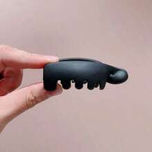 Non-Slip Banana Hair Clip For Women With Thin Hair, Vertical Claw Clip, Ponytail Twist Clip, HairpinValentine's Day Gift For Her OVLK - Fat Fish Banana Sandwich [Red Coffee] - View 8