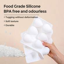 Molde realista de chocolate con forma de fresa, molde para decoración de pasteles y postres para hornear manualidades DIY - Blanco - Ver 5