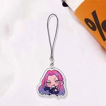 Cartoon Character Shaped Keychain, Cute Q Version Pendant - Multicolor - View 10