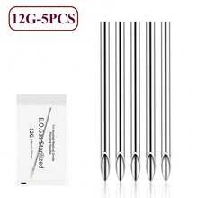 Stainless Steel Mixed Body Piercing Needles 12G 14G 16G 18G 20G Piercing Needles With Individual Packages For Ear Nose Navel - Silver - View 23