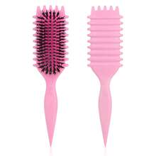 Hair brushes-EU+UK 1pc Curling Hair Styling Brush, Curling Hair Styling Brush Cleaning Set, 1pc Styling Shaping Curling Hair Brush - Suitable For Women Curly Hair, 1pc Multi-Function Comb Cleaning Tool - Suitable For Wet Or Dry Hair, Enhance Curling Styling, Smooth And Frizz-Free, Easy Styling - 彩色 - 查看 17