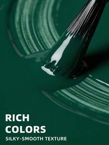 1瓶15毫升绿色纯凝胶指甲油，持久浸润式UV/LED光疗，高饱和度，坚固耐用，沙龙级设计，适合女性指甲 - 綠色 - 查看 6