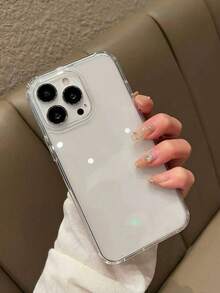 Solid Plain Blank TPU Minimalist 3pcs TPU Transparent Anti-Drop 2.8mm Phone Case Compatible With Iphone 17/17Pro/17promax/17Air/16/16Pro/16promax/16plus/11/12/13/14 Pro Max/Xs/Xr/11 Pro/11 Pro Max/12 Pro/12 Pro Max/13 Pro/13 Pro Max/7 Plus/14 Pro/14 Pro Max/14 Plus/7 Plus/8 Plus/8/Se2, Minimalist & Personalized Phone Protective Cover Vertical Grooved Texture Basic Phone Case Spring Easter Gift Birthday Anniversary Party - Transparent 2 - View 4