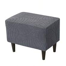 1 Set Wing Back Chair Cover Or 1 Piece Cushion Cover, Solid Color Jacquard Leaf Pattern Wing Chair Slipcover With Seat Cushion, Elastic Armchair Cover For Home & Hotel - Multicolor - View 23