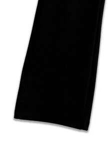 Pantaloni casual pentru femei, cu curea în culori contrastante, stil sport streetwear, confortabili pentru casă, exterior, naveta, călătorii, esențiali pentru toate anotimpurile - Negru - Vizualizare 4