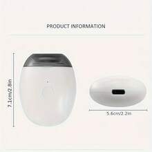 电动指甲锉，2026新款通用自动指甲钳，婴儿电动指甲锉，带LED灯和3档速度，适用于家庭、办公室和美甲沙龙的脚趾甲和手指甲修剪。 - 彩色 - 查看 5