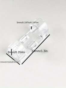 20/40/100pcs Self-Adhesive Cable Clips, Transparent Sticky Cable Organizer Clips, Wire Fastener For TV, Laptop, Desktop, Home & Office - Transparent - View 3