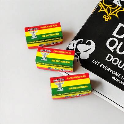 1/3 Pack, New HORENT 3-Color Striped Self-Adjustable Length Rolling Paper, 44mm Width X 5m/Roll, Smoking Accessory Rolling Paper, Great Gift For Smokers!