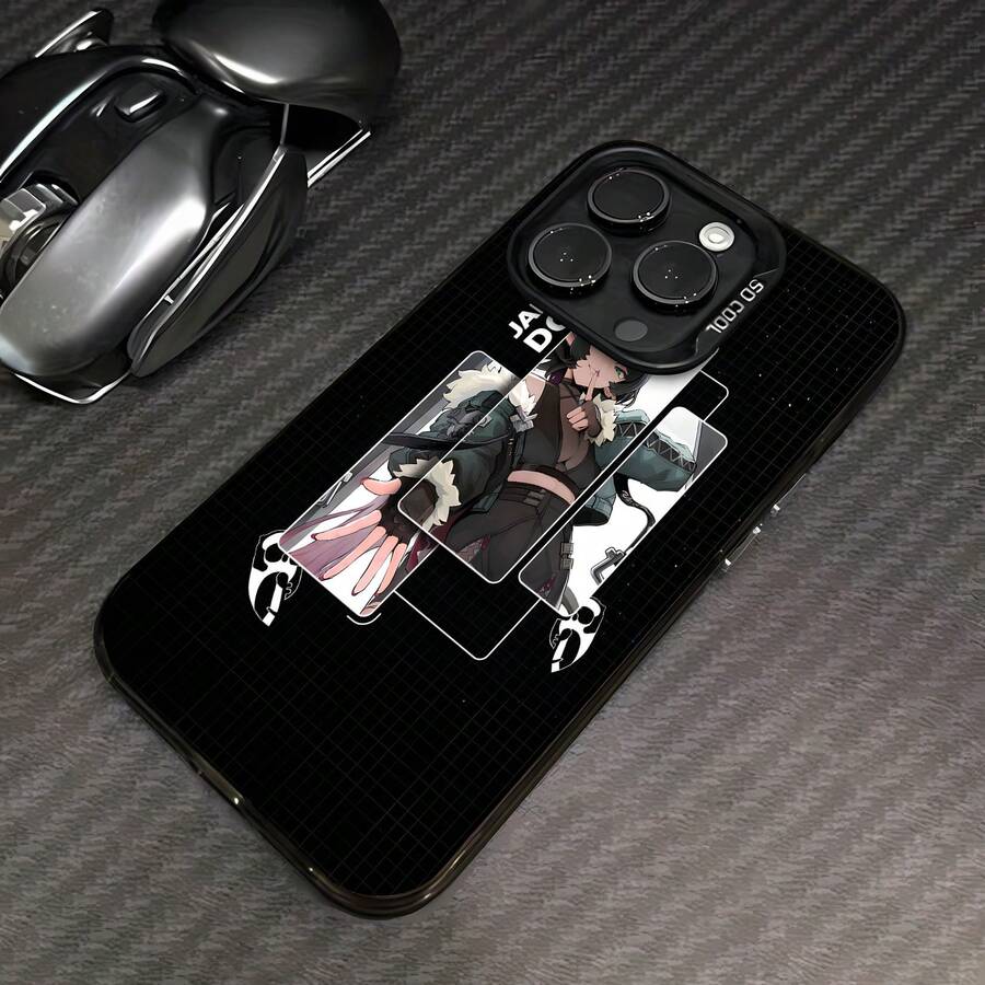 Estuche para teléfono con diseño de personaje de Jane Doe Compatible con estuches para teléfonos 17 17 Pro 16 Pro Max 15 Pro Max 14 y 13 Hecho de material de TPU duradero, resistente a caídas y elegante Un regalo perfecto para familiares, amigos y seres queridos y un excelente regalo para cumpleaños, San Valentín y Año Nuevo. - Negro - Ver 1