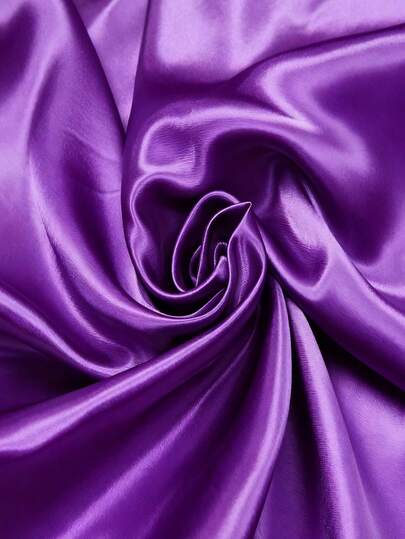 1 stuk gladde en zachte stof, zijdesatijn, geschikt voor bruidsjurken, bruiloftsdecoraties, knutselwerk, naaien en doe-het-zelf-decoraties.