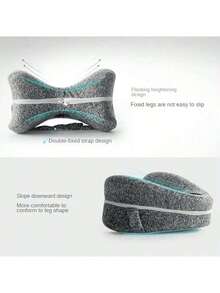 1PC Leg Pillow, Ergonomic Side Sleeping Pillow, Memory Foam Knee Pillow, Adjustable Strap Design, Side Lying Leg Support Pad, Equipped With Detachable Washable Pillowcase, High-Quality Bedding Household Items. - Multicolor - View 5